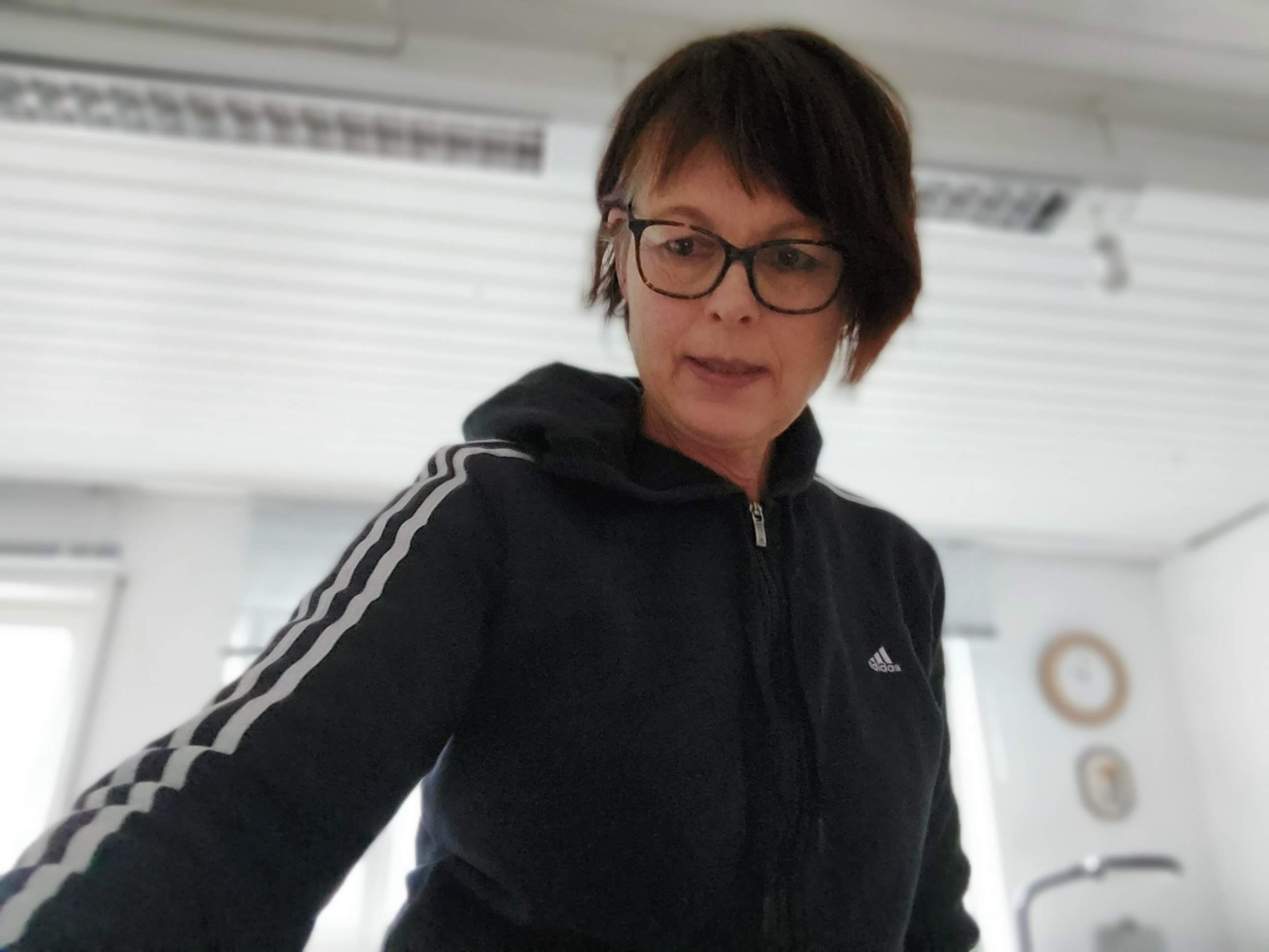 Brigitte Romann bei der Arbeit